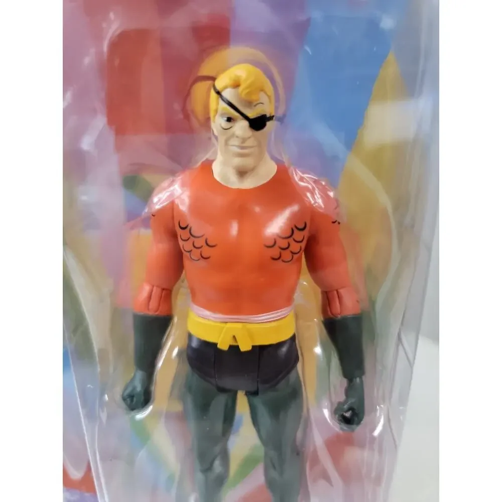 MCFARLANE DC RETRO SUPER FRIENDS EVIL AQUAMAN RED PLATINUM EDITION on Card